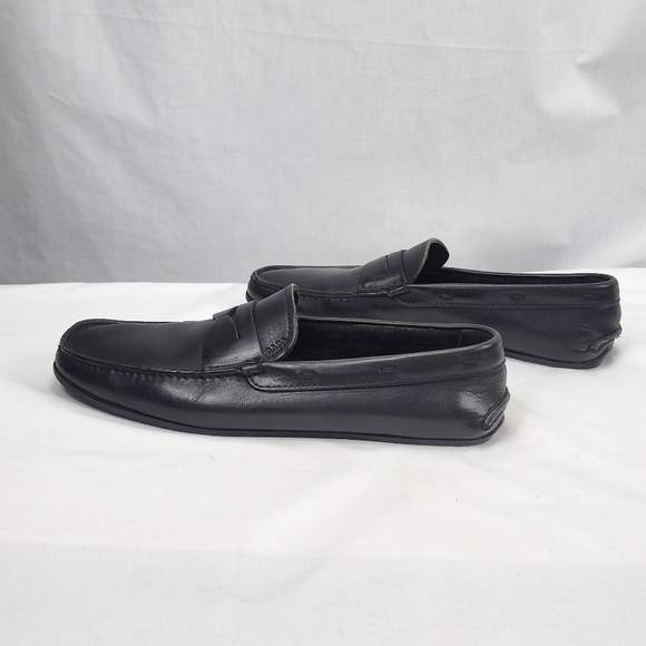 Prada Black Leather Loafers (1102) Men's Prada Size 8 US 9 - Picture 2 of 10